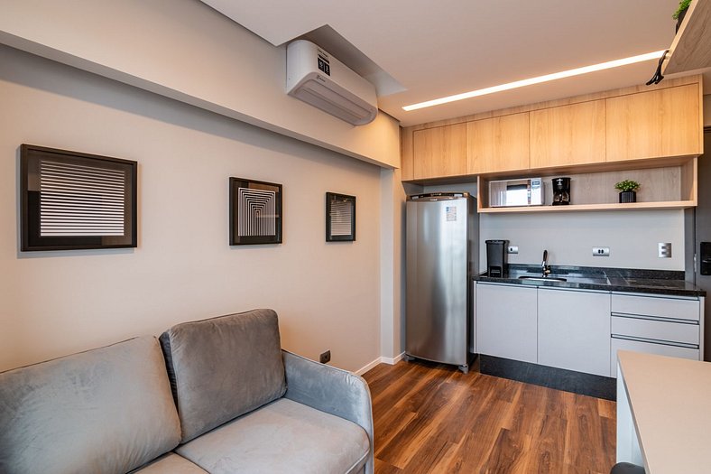 Apartamento 2 quartos - Vibe Batel - Perto de tudo (C123)