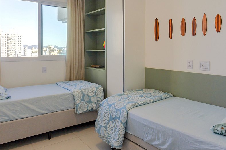 Apartamento 7 pessoas Frente Mar - Piçarras