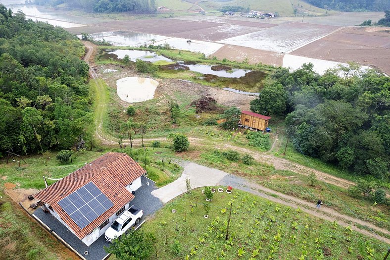 Sitio localizado na região de Guaramirim